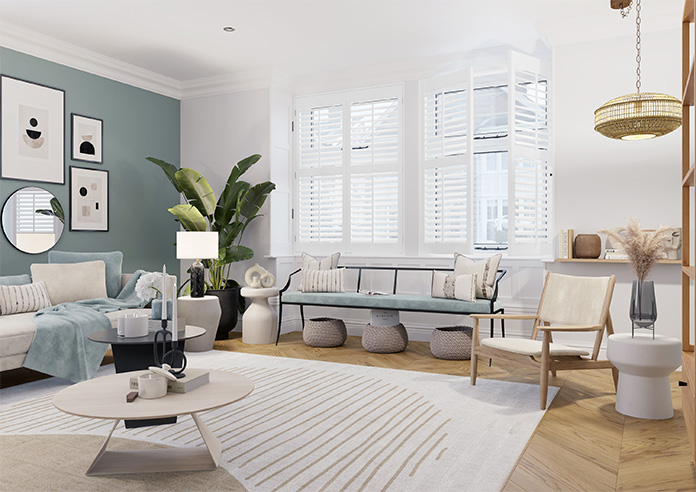 Kensington, Atlantic White - Full Height Plantation Shutter - Image 7